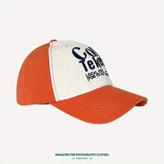 Casual Letter Peaked Cap Street Outdoor Soft Top Baseball Cap