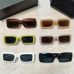 Macaroon Rectangle Sunglasses UV400 Sun Shades