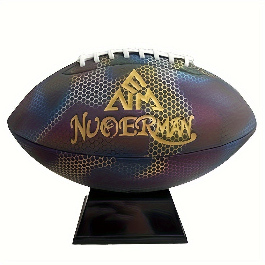 Colorful Honeycomb Reflective Ball for Rugby Training