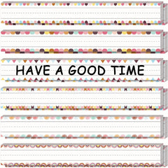 300 Sheets Sentence Strips for Teacher Ruled Adhesive Word Strips Multicolor