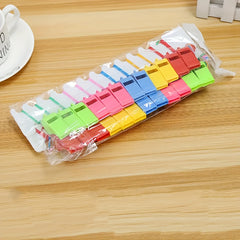 24pcs Colorful Whistles for Concert Party Referee Props