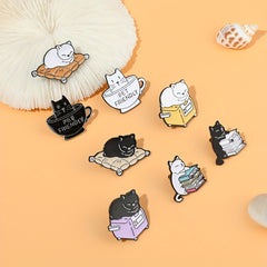 Cute Cat Brooch Pin for Clothes and Bags - DIY Decoration and Gift