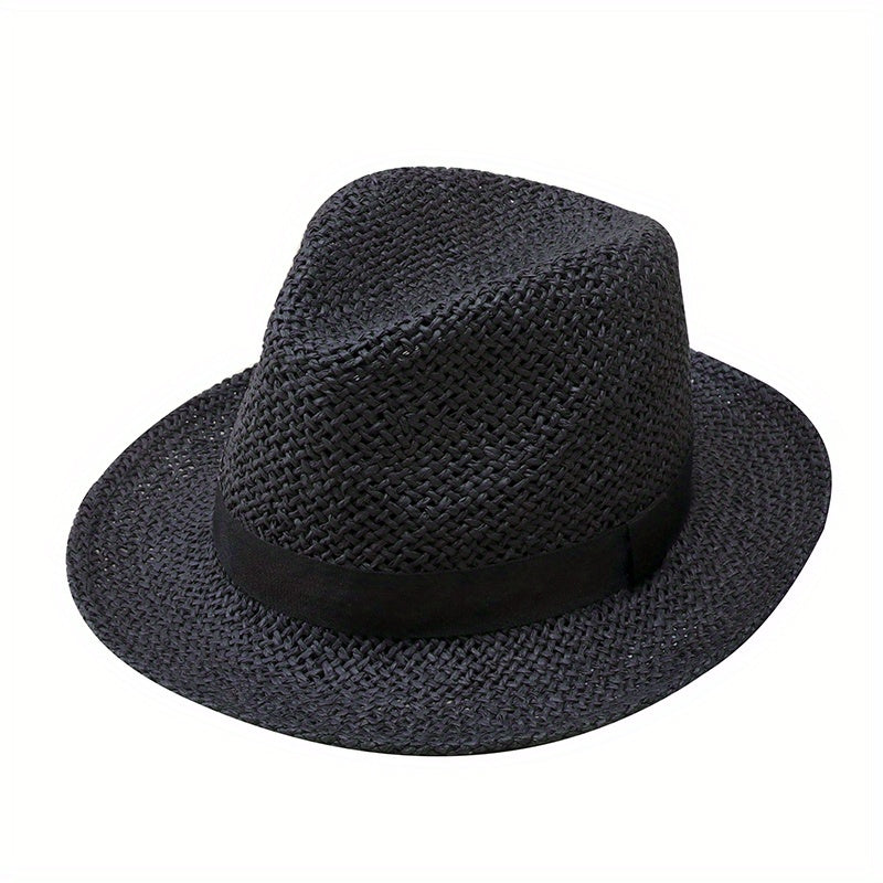 Hollow Out Sun Hat Straw Fedora Cap Beach Hats Women