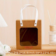 Transparent Window Handbag Gift Bag for Bridesmaid