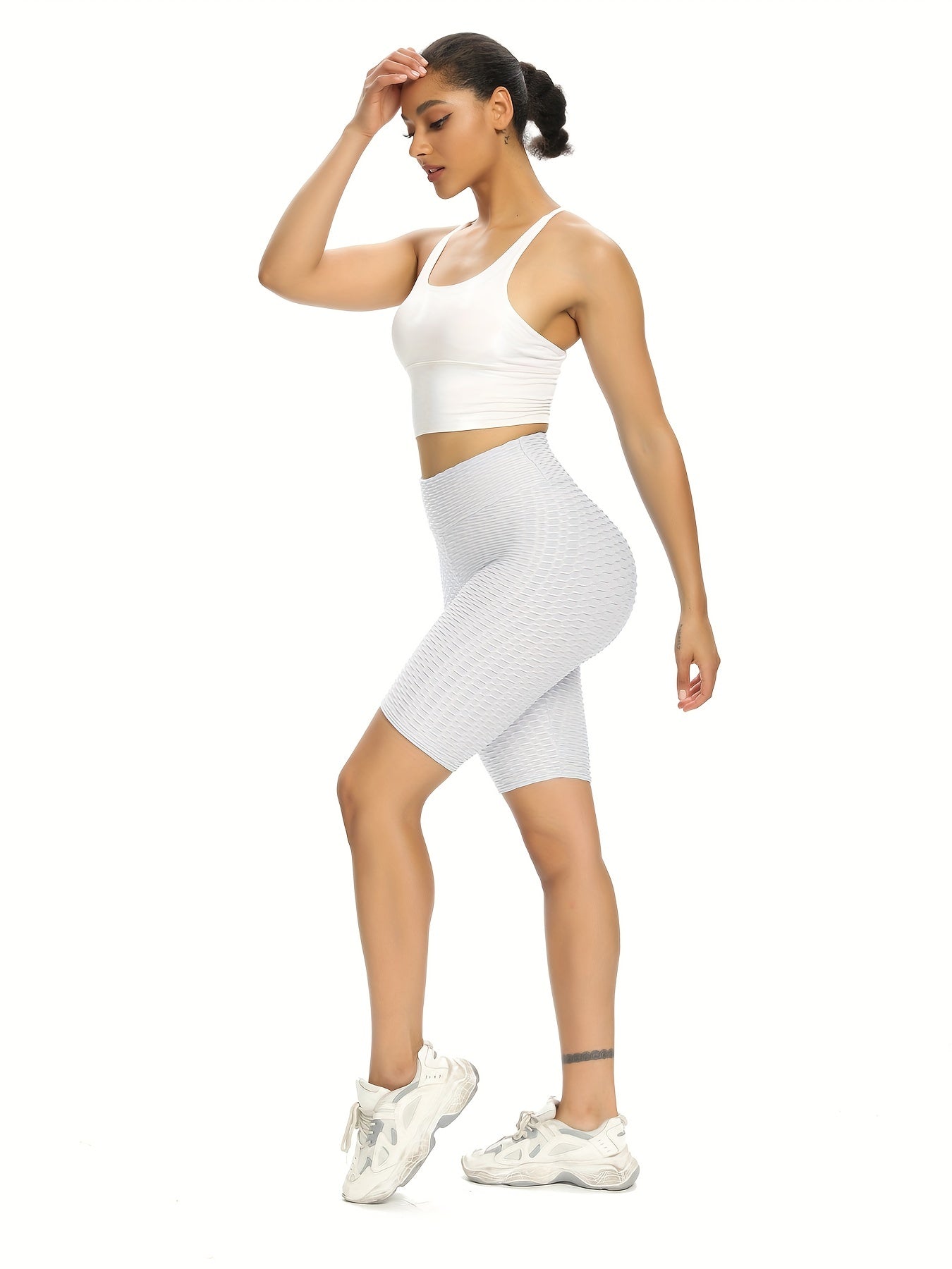 Summer Honeycomb Butt Lifting Shorts Women's Activewear