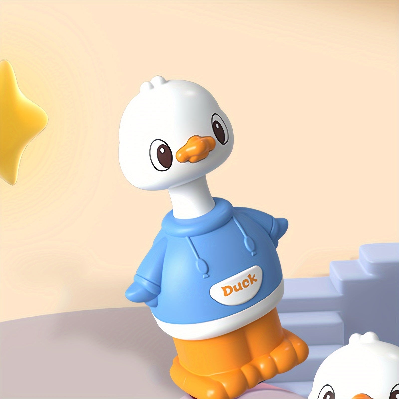 Cartoon Duckling Shake Head Duck Toy, Drop Resistant Sliding Duck