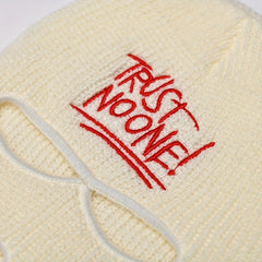 Heart Broken Embroidery Balaclava Hip Hop Knit Mask