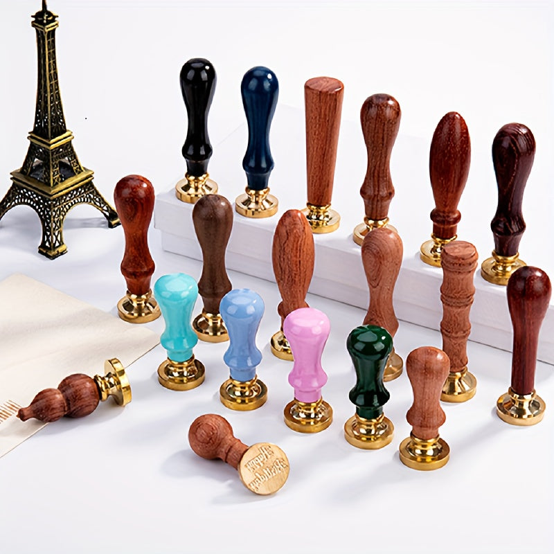 Wooden Seal Stamp Handle Fire Lacquer Seal Stamp Handle Accessories Shape