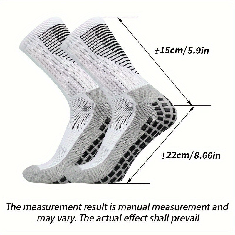 Breathable Football Socks Non-slip Silicone Mid-calf Training Socks