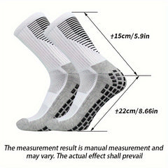 Breathable Football Socks Non-slip Silicone Mid-calf Training Socks