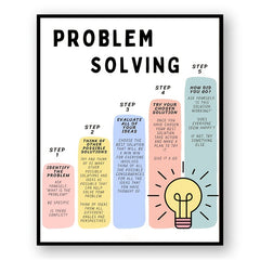 Classroom Problem Solving Wall Decor & Self-Regulation Solutions