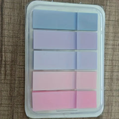 100 Colorful Translucent Sticky Notes Pet Index Stickers