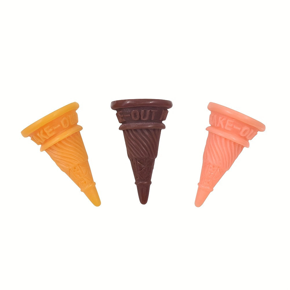 3pcs DIY Ice Cream Cone Accessoires for Crafts Making