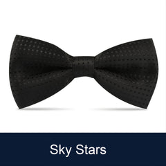 Classic Pre Tied Bow Tie Solid Tuxedo Adults & Children