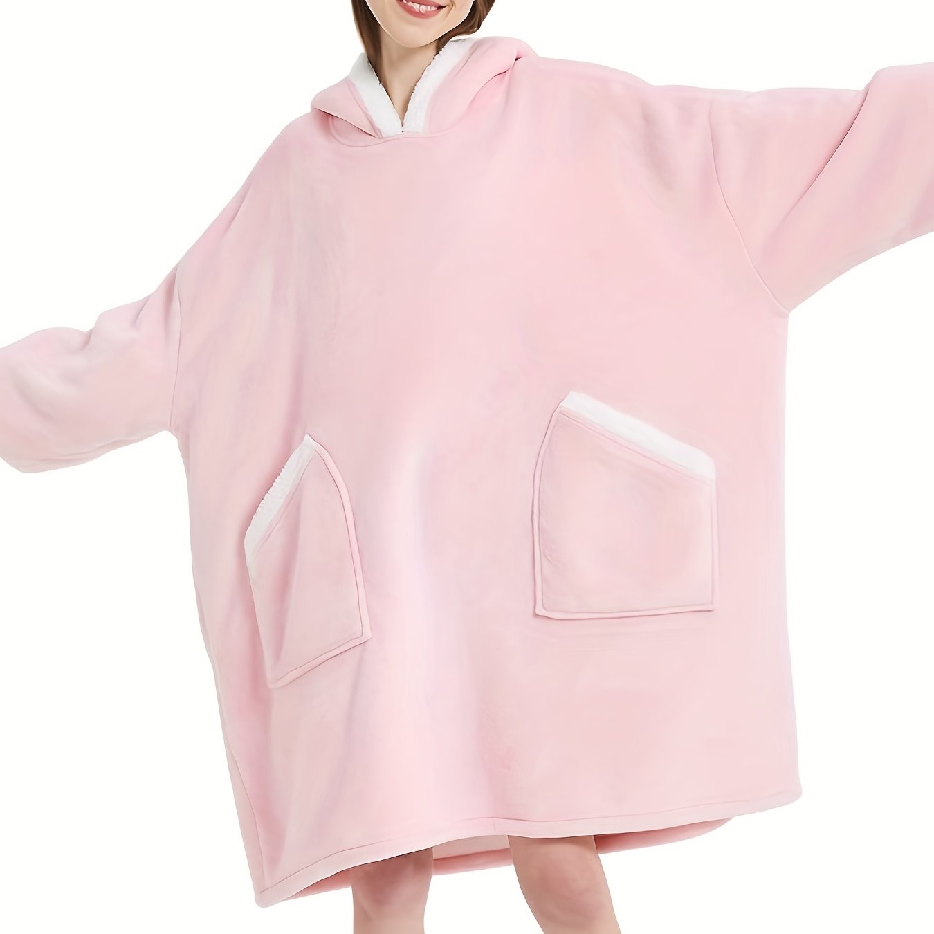 Soft & Comfy Plush Lounge Robe with Pockets