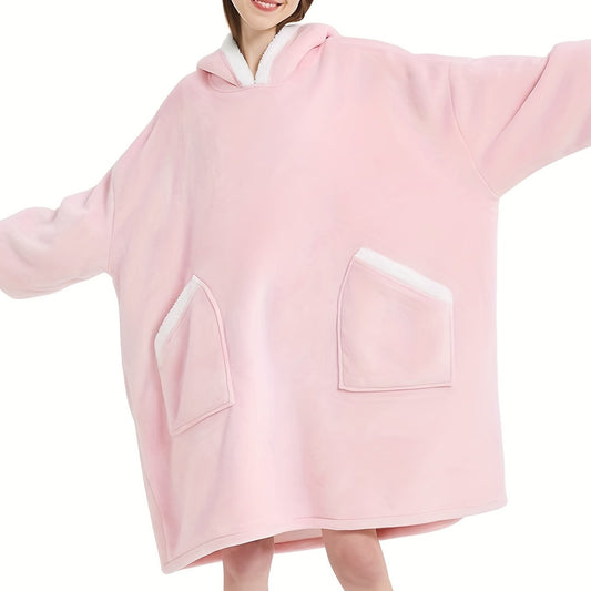 Soft & Comfy Plush Lounge Robe with Pockets
