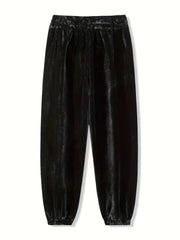 Men's Plush Thermal Sweatpants Pocket Jogger Pants