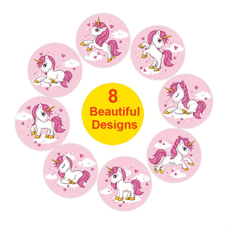 500pcs Unicorn Sticker Kids Reward Gift Label Encouragement Stationery