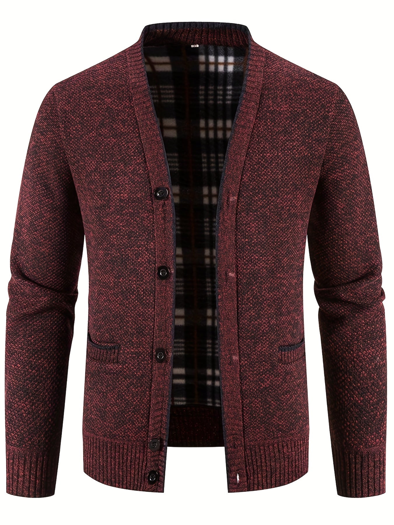 Knitted Warm Thick Cardigan Men's Casual Jacket Coat For Fall Winter