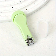 Portable Nail Clipper Manicure Tool Splash-proof Nail Scissor