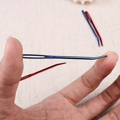 6pcs Big Eye Wool Needles Yarn Needle Tapestry Needle Sewing Needles