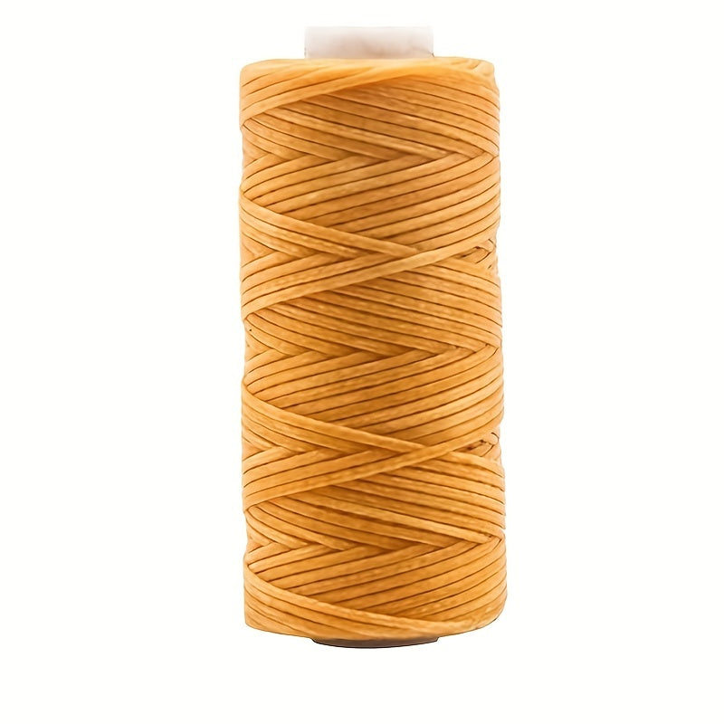 1MM Braided Leather Wax Thread 50M/150D Roll DIY Sewing Cord