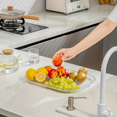 Refrigerator Lazy Susan Organizer - Condiment Storage Rack