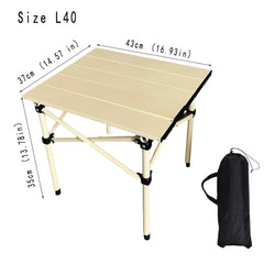 Portable Folding Camping Table for Outdoor BBQs & Picnics