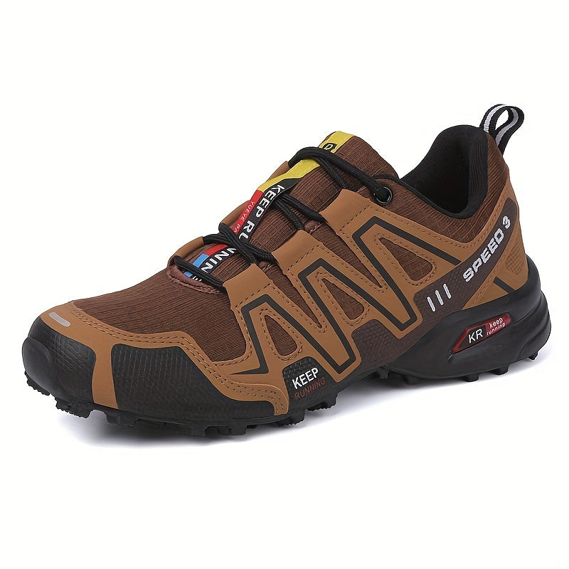 Men's Block Hiking Sneakers Non Slip Outdoor Shoes For Climbing Trekking