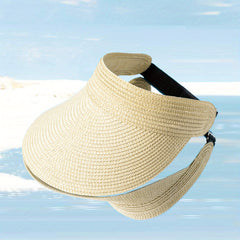 Adjustable Buckle Straw Hat for Summer Sun Protection