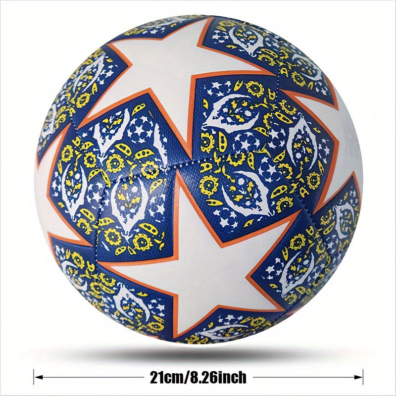 1pc No 5 Standard PU Leather Soccer Ball For Training & Entertainment