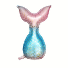 2pcs Fish Tail Shell Aluminum Film Balloon Summer Party Decoration Background