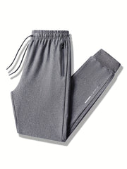 Men's Lightweight Breathable Sports Joggers with Zipper Pockets