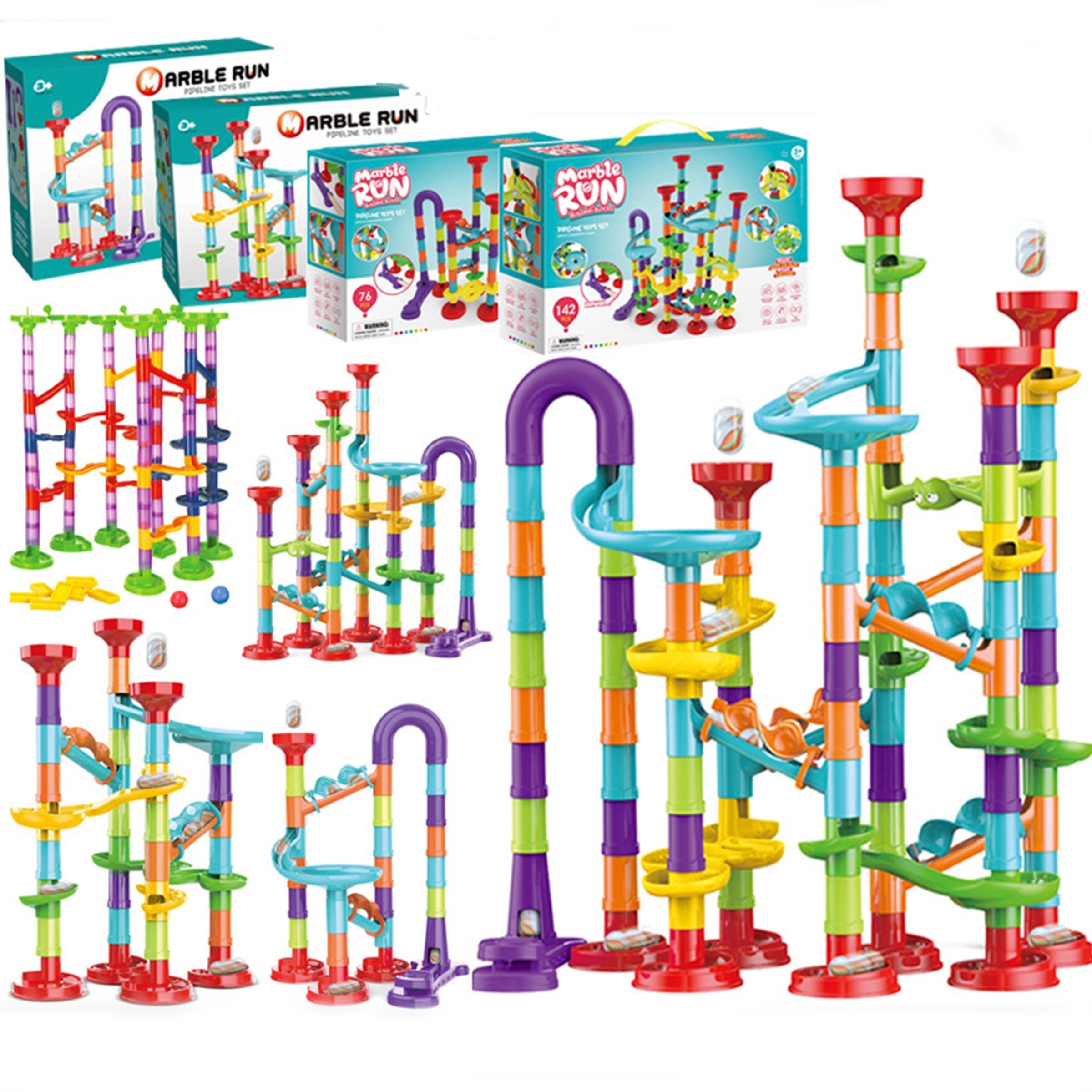 Marble Run Set Construction Kids Toy Christmas Gift