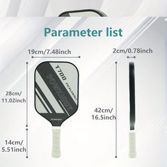 Carbon Fiber Pickleball Paddle Certification Ultra Light