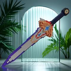 1701pcs Mini Blocks Sword Assembly Model Toy Gift for Boys