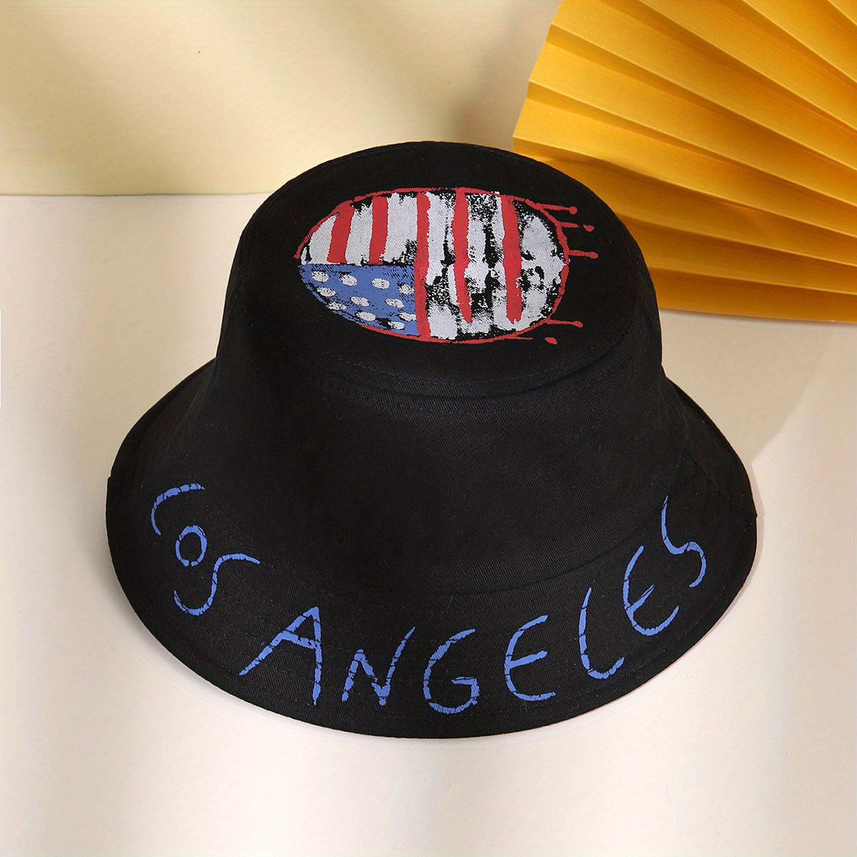 Men's Letter Print Fisherman Hat Bucket Hat