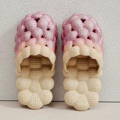 Women's Ombre Bubble Slides Slippers Non Slip Outdoor Sports Slides