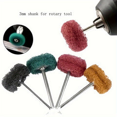 50pcs Mini Drills Nylon Abrasives Brush Polishing Wheels Rotary Hand Tools Set