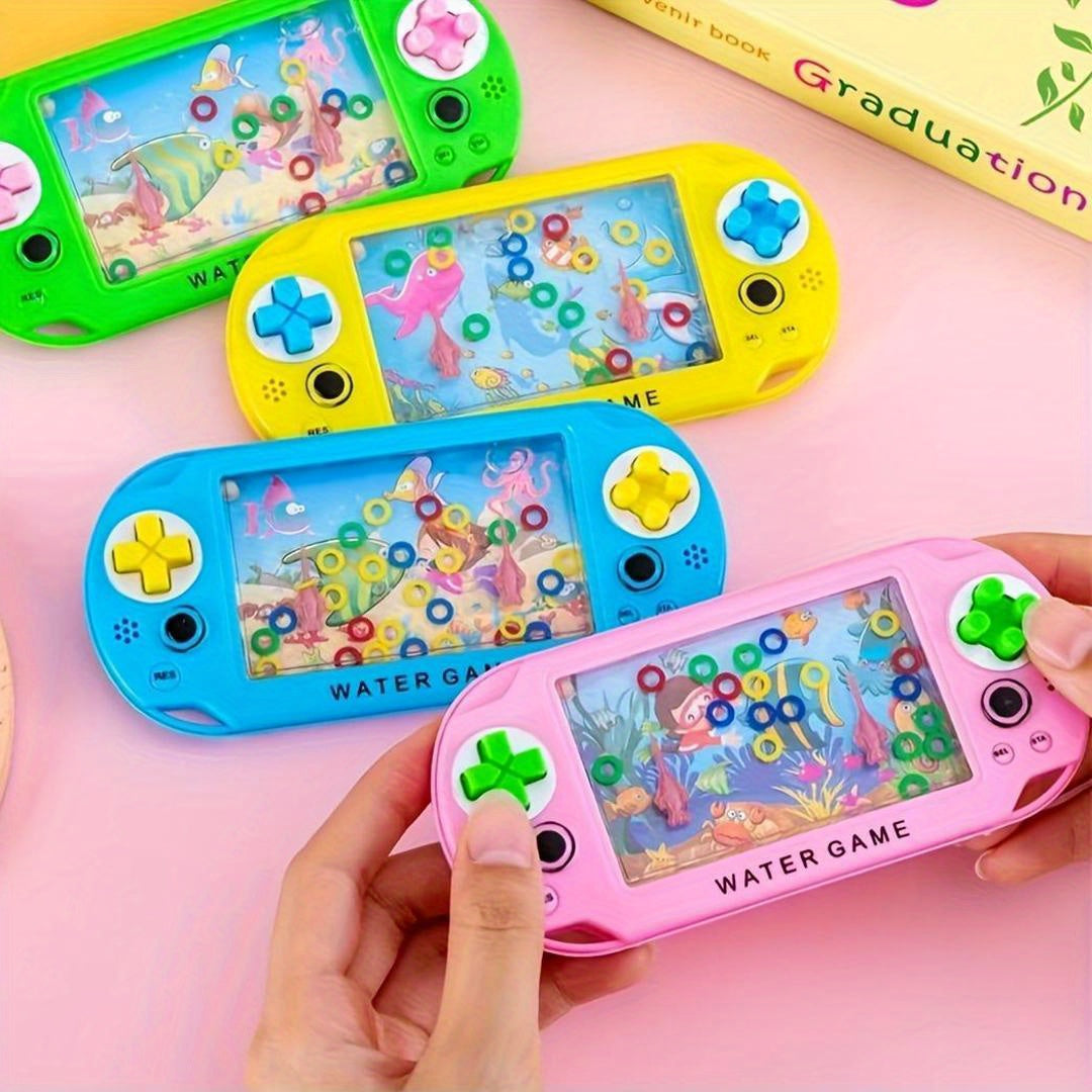 Handheld Water Game Water Ring Mini Toy Ring Toss Game Travel Toy Party Favorite