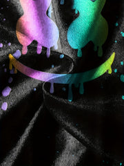 Colorful Face Print Kid's Sweatshirt Pullover Long Sleeve Top for Boys