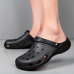 Women's Colorful Platform Clogs Slip On Soft Sole Home Shoes