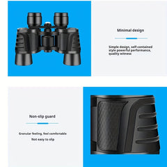 HD Binoculars with Compass for Bird Watching Camping Sports & Concerts
