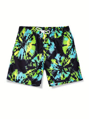 Quick Drying Men's Swim Trunks with Mesh Lining - Beach Pool Board Shorts