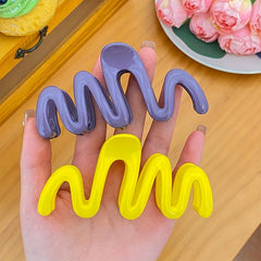 1pc S Shape Large Hair Clips for Girls