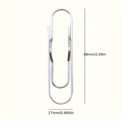 Metal Pen Holder and Paper Clip for Office and School Supplies