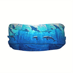 Dolphin Print Unisex Sports Headband Sweat Wicking Stretchy Polyester