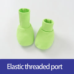 Newborn Fetal Cap & Gloves & Foot Covers Set for Baby Photography Props