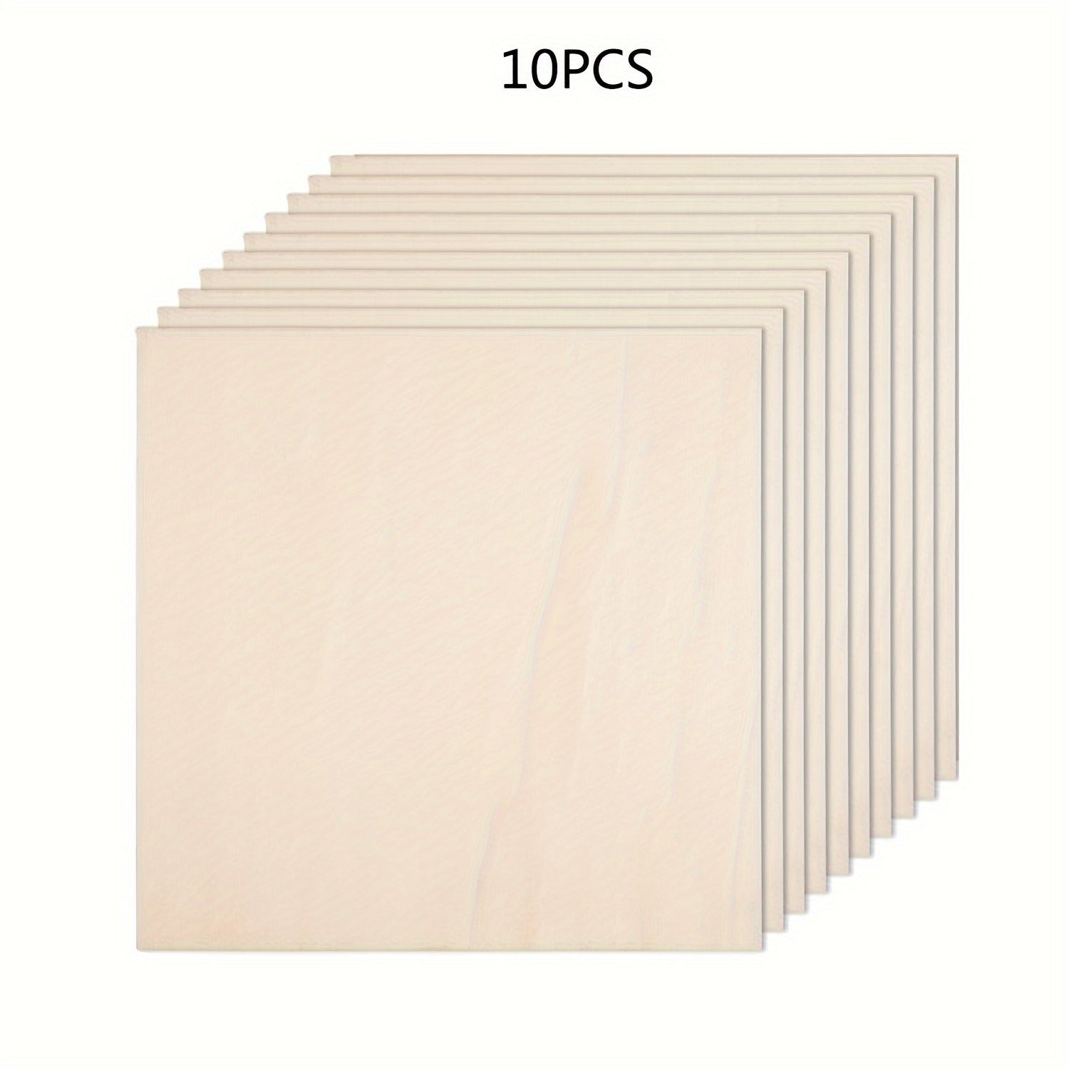 10x10x1 Inches 3mm Basswood Plywood for Crafts