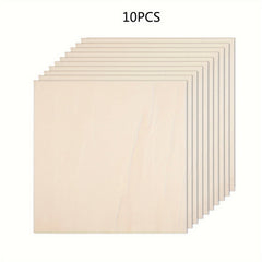 10x10x1 Inches 3mm Basswood Plywood for Crafts